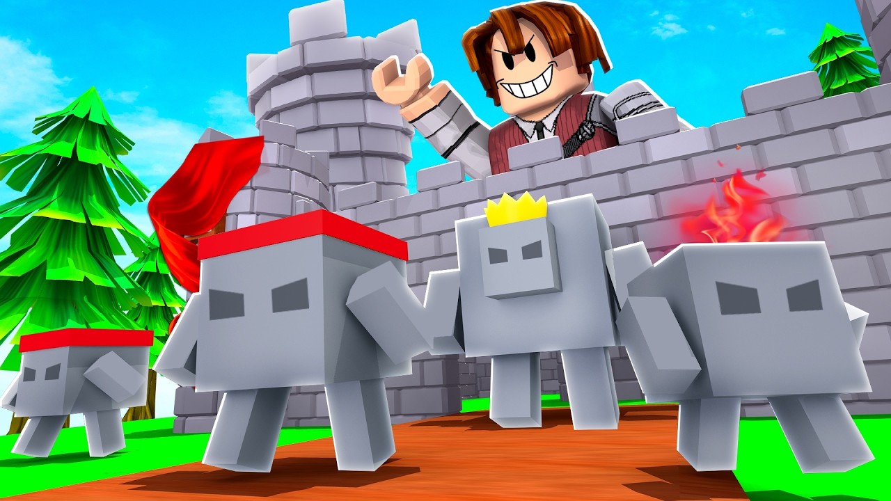 AGORA EU TENHO UM EXÉRCITO DE GOLEM (Roblox Build a Golem Army)