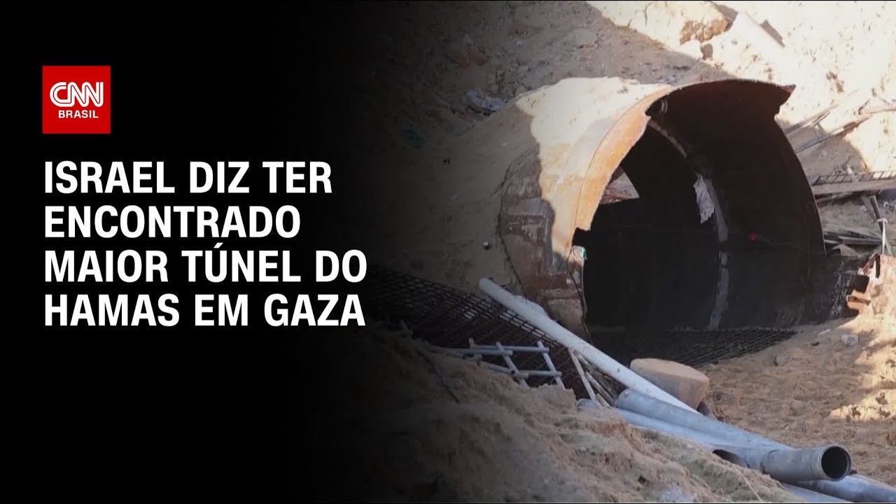 Israel diz ter encontrado maior túnel do Hamas em Gaza | AGORA CNN