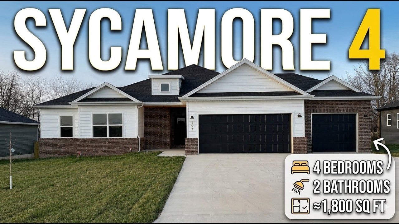 Sycamore 4 Model | Built Better Homes | 4 Bedroom Home in Republic Missouri