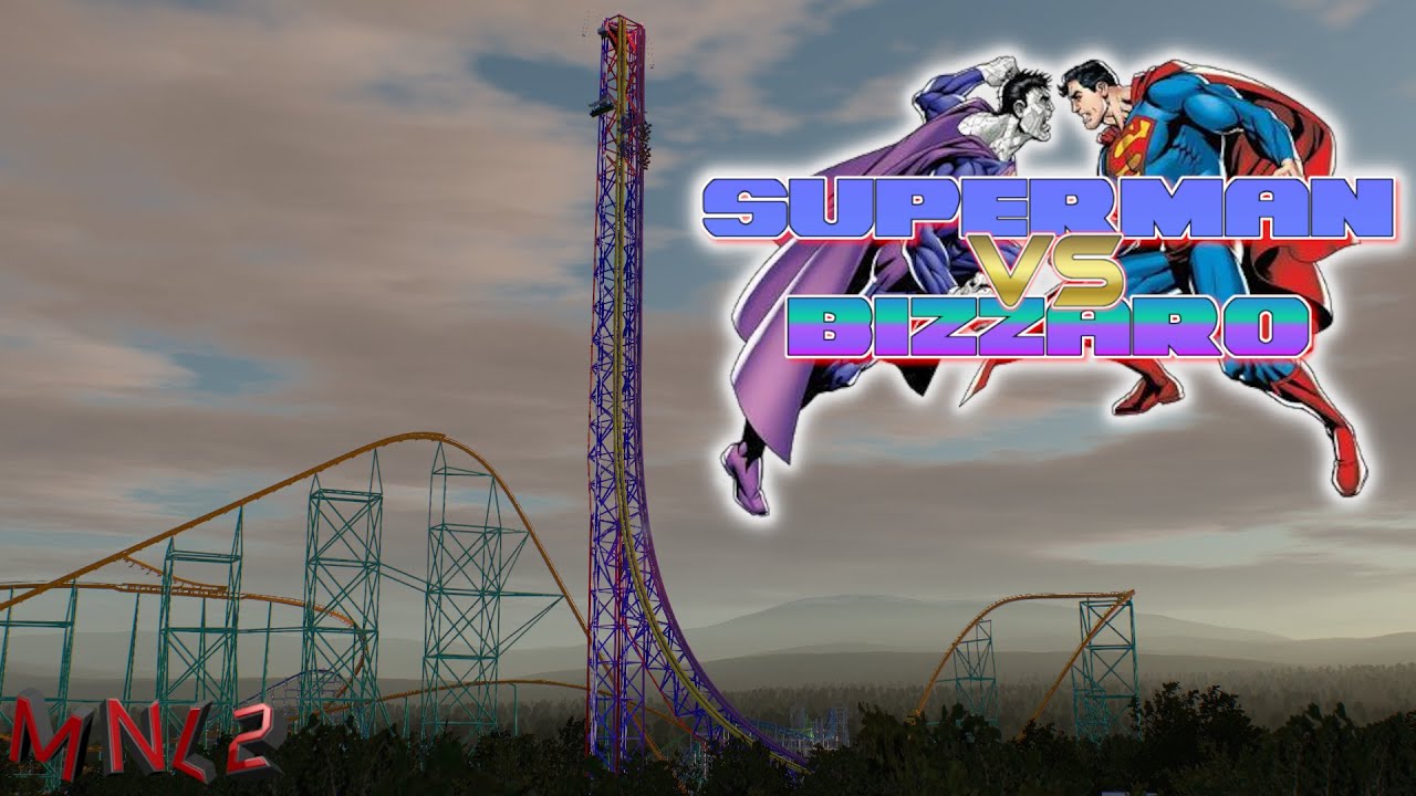 Superman vs Bizarro: NoLimits 2 Concept - Six Flags Magic Mountain