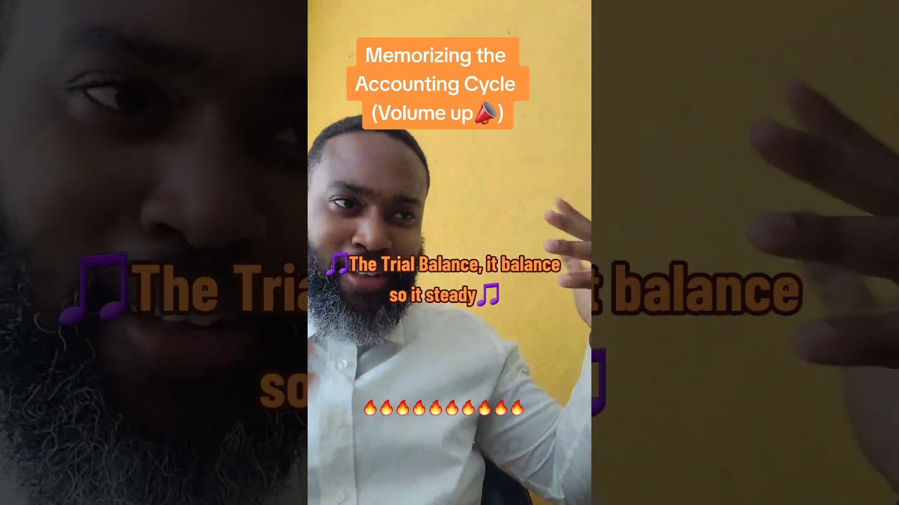 Accounting Cycle Song - Easy way to memorize the accounting cycle for POA #csec #cxc #poa #accounts