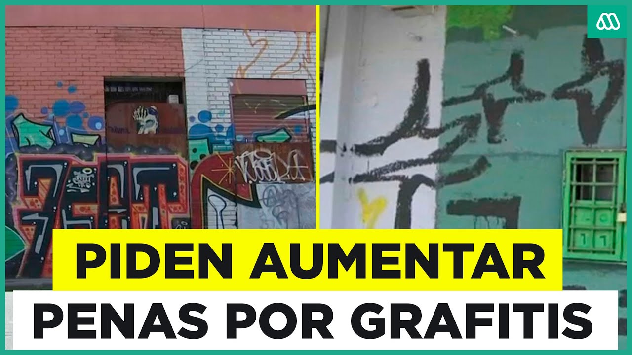 Proyecto busca aumentar las multas por grafitis: se consideran penas de c&aacute;rcel