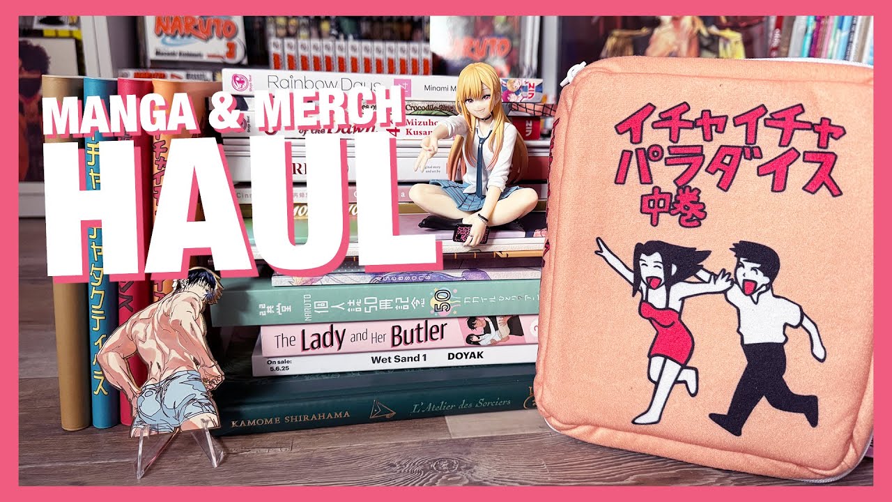 Manga & Merch Haul | manhwa, manhua, doujins, trading cards, pinmail, an artbook and noodle stopper