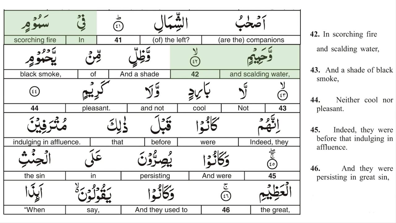 Al Waqiah HD Surat 056 Sudais