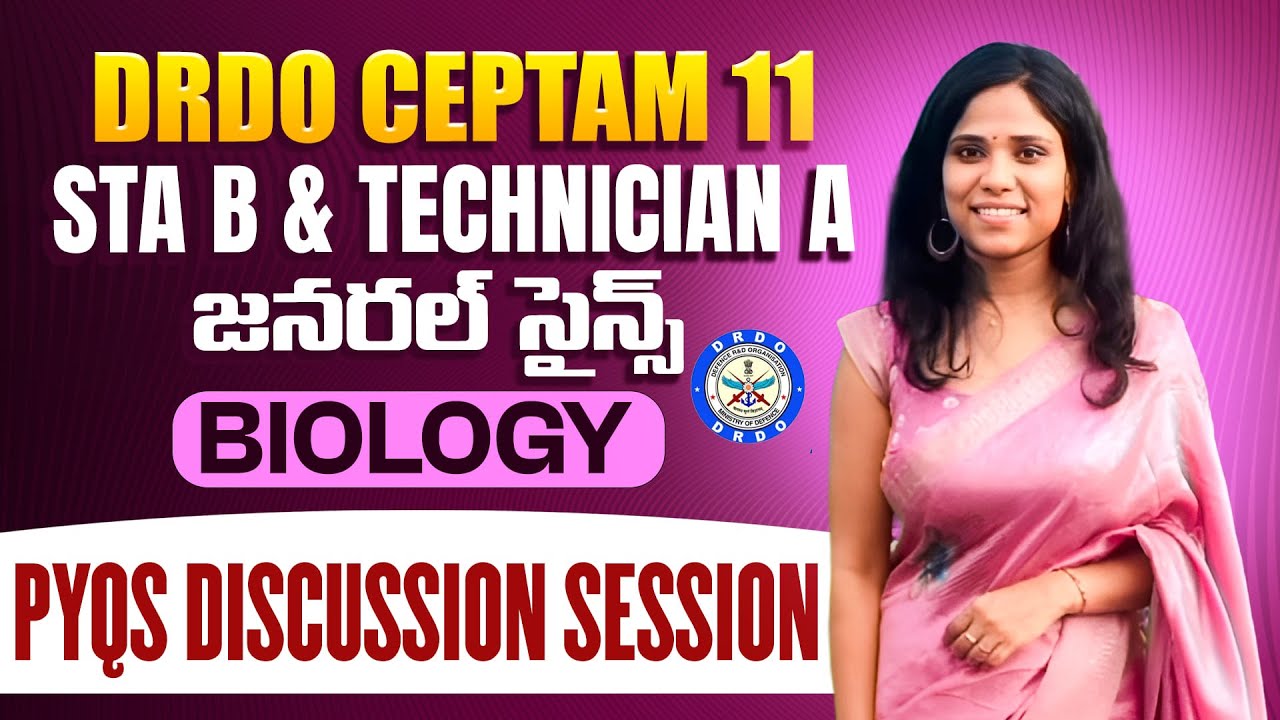General Science (Biology) Previous Year Questions of DRDO CEPTAM 10 (STA - B) | PYQs Discussion