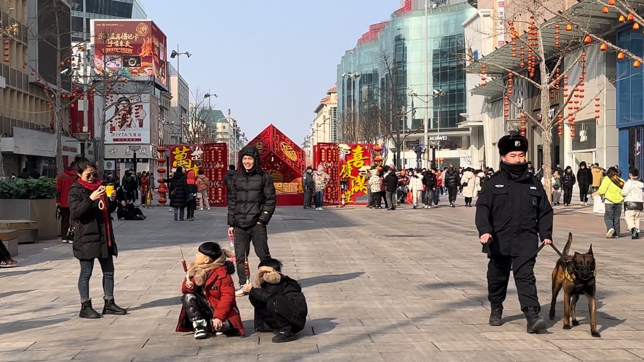 Wangfujing Street, One of the Symbols of Beijing's Commerce | Walking Street in Beijing China 2024