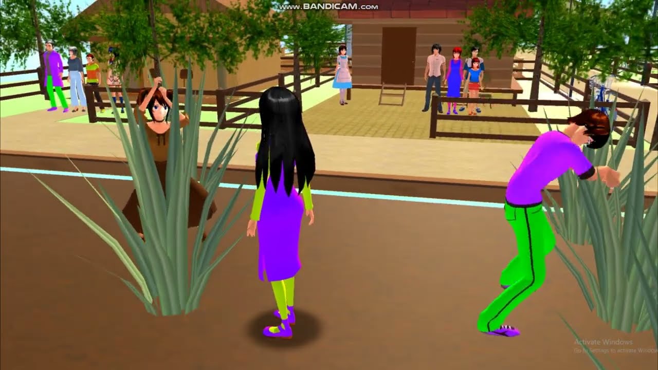 ละครสั้น เรื่อง ผีนี้คอยรัก#SAKURA school simulator