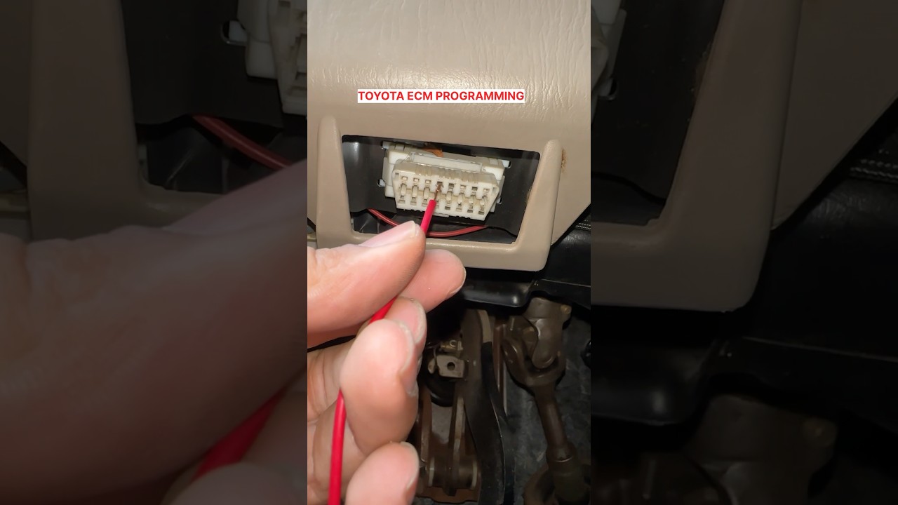 How To Reprogram an ECM Immobilizer in A Toyota Lexus #programming #ecm #shorts