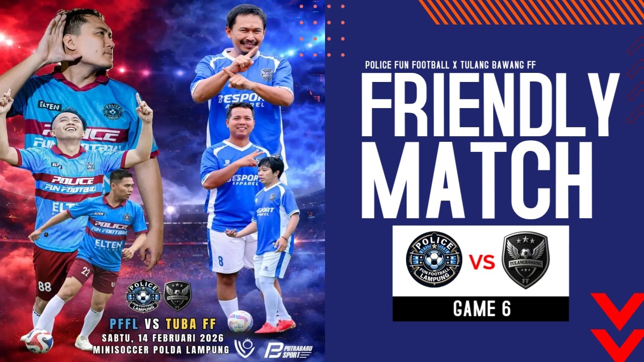 🔴SERUUU❗❗❗ GAME 6//TULANG BAWANG FF VS POLICE FF//FRIENDLY MATCH🏆🔥🔥