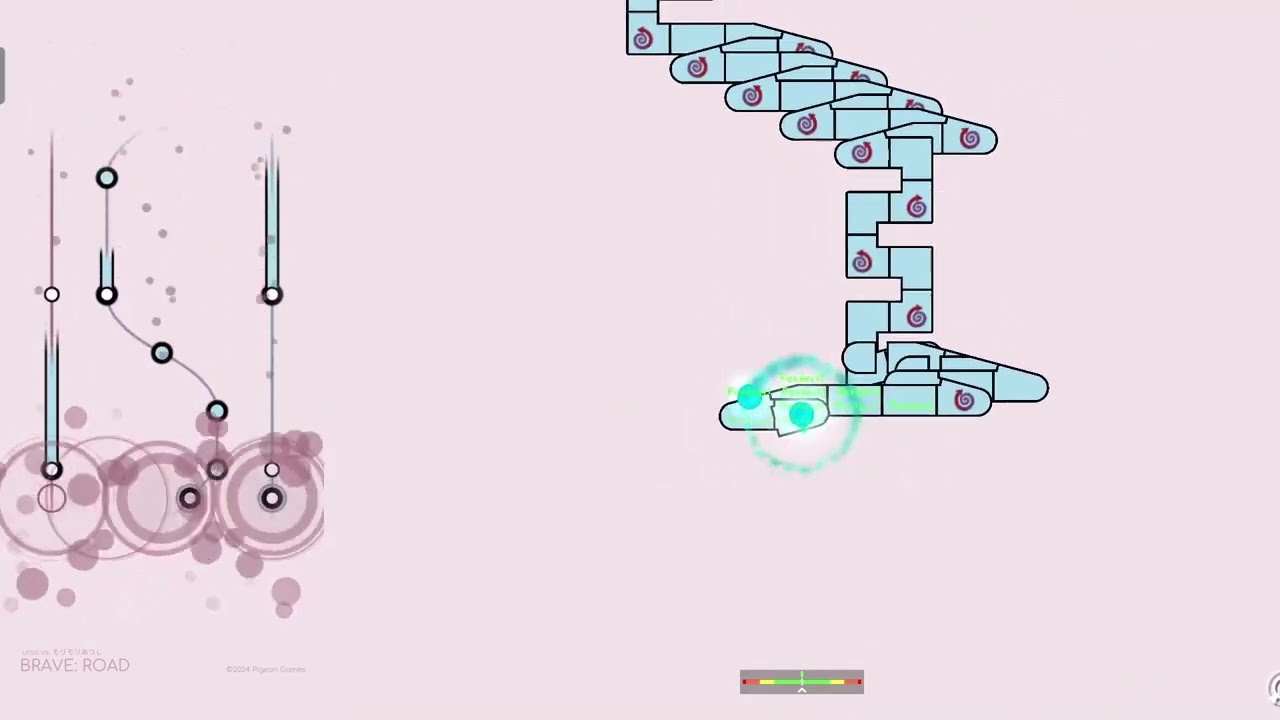 [ADOFAI] uma vs. モリモリあつし - BRAVE: ROAD -- Rizline's AT Chart recreated in ADOFAI