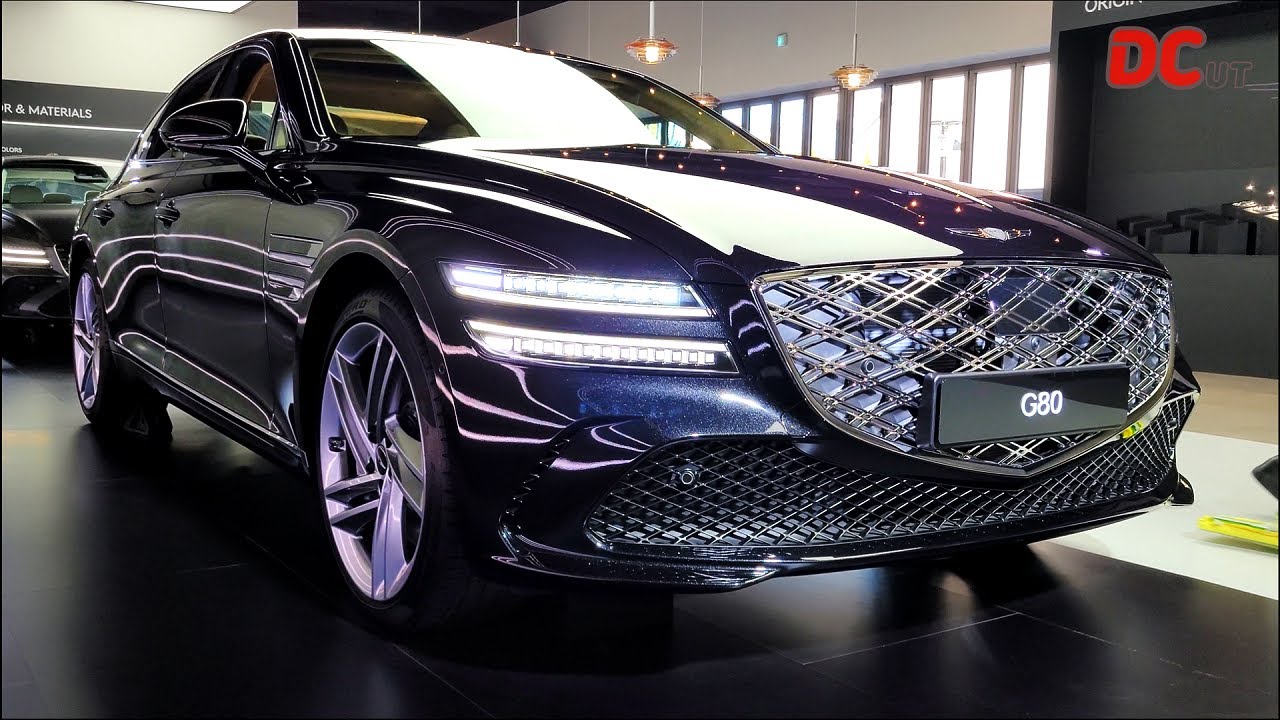 2025 GENESIS G80 3.5T Facelift, Beek Black : 4K Detail Cut #DCUT
