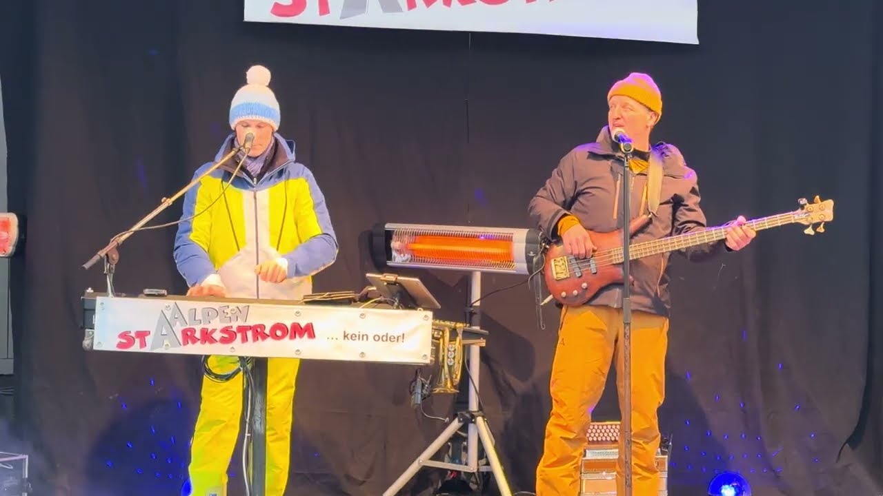 Alpenstarkstrom, Video 7, in Riezlern im Jan. 2026, Schneemanntreff mit Alpenstarkstrom