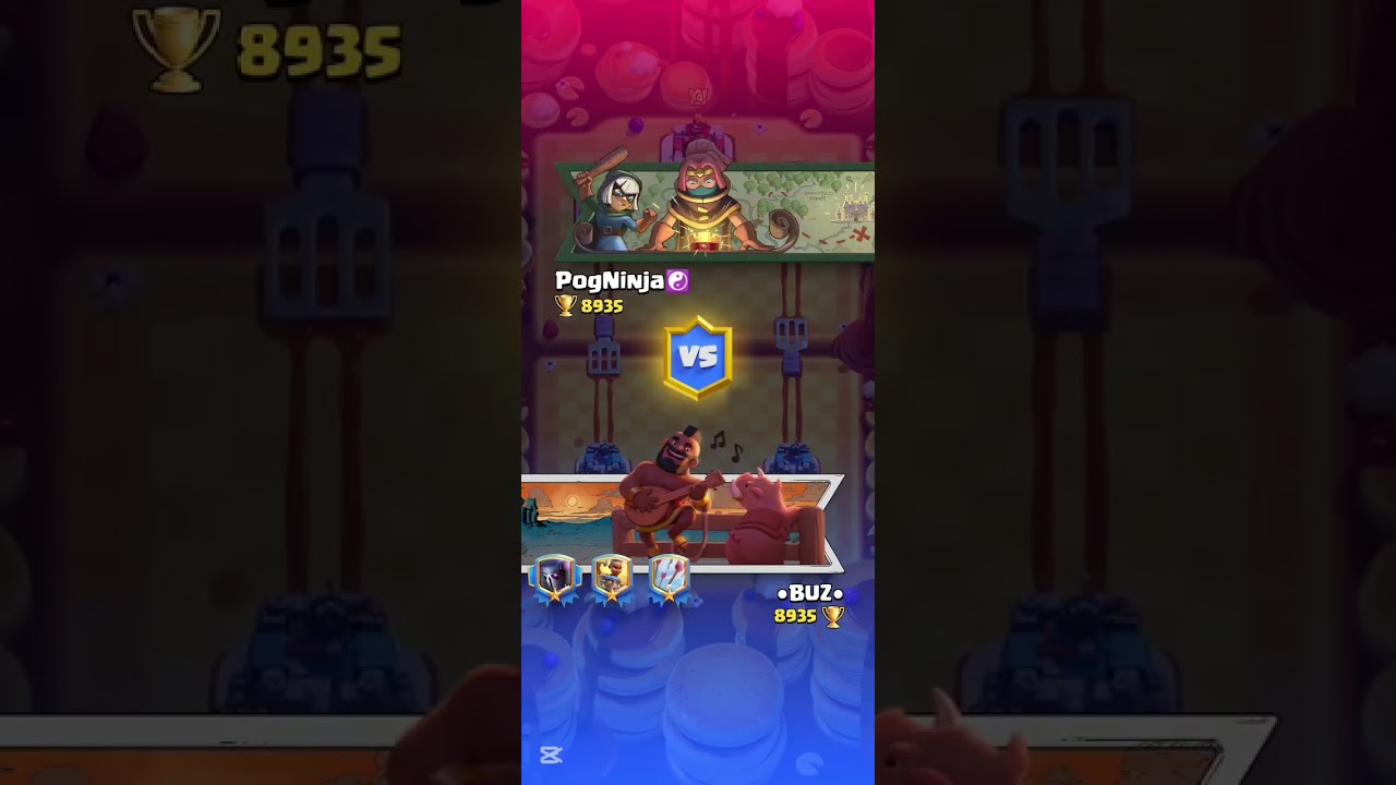 Clash Roye 9000 Kupa🏆🔥 #clashroyale  #mezarlık 