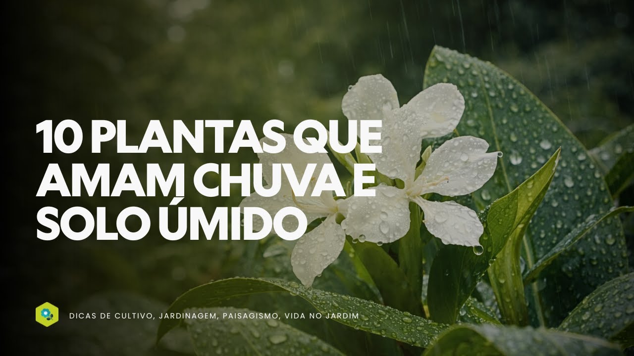 10 PLANTAS que AMAM CHUVA e SOLO ÚMIDO