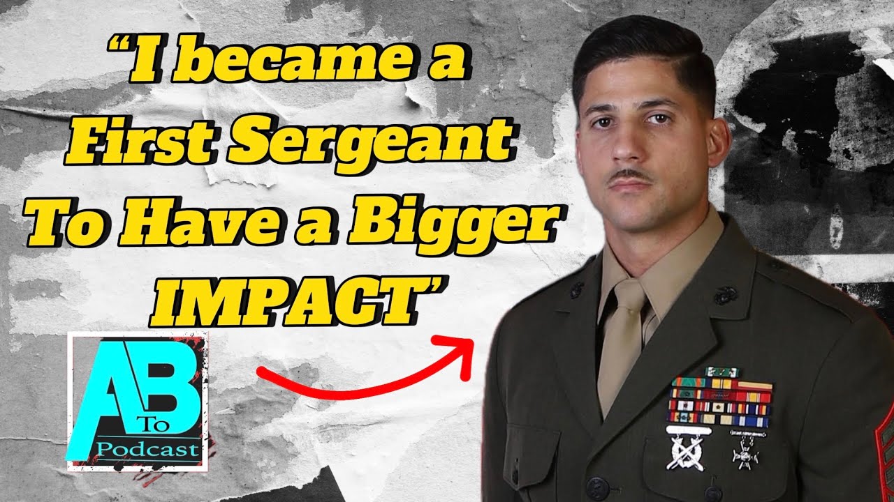 First Sergeant Shares His Journey And Reasons To Becoming A E-8 In The Marine Corps