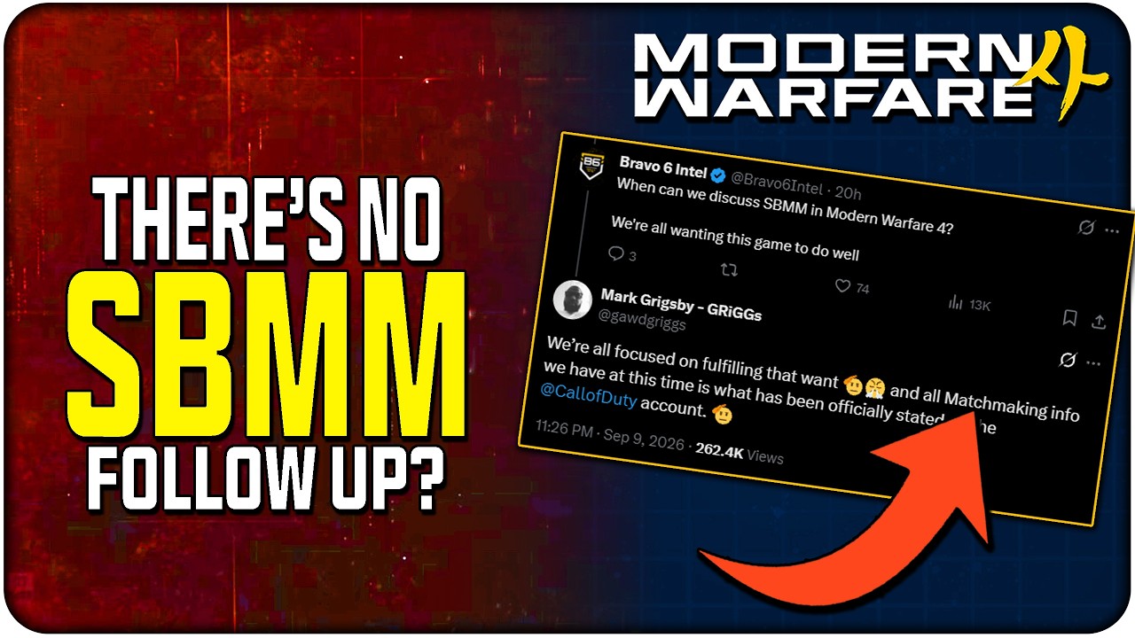 They're Not Going to Address SBMM at All?