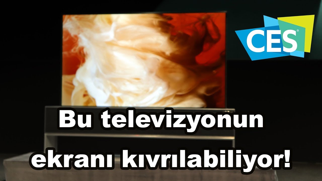 CES 2019 | LG'den kıvrılabilir ekranlı televizyon