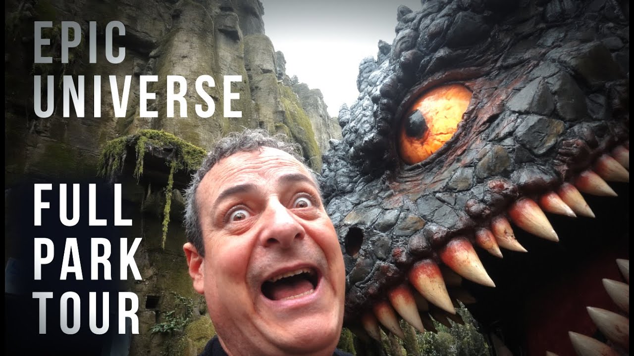Epic Universe -  Full Walk Thru Entire Park