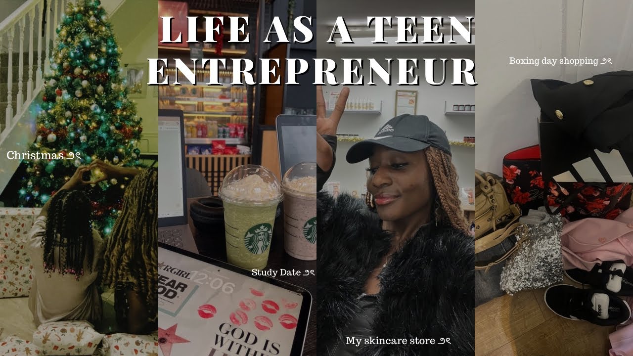 LIFE AS AN 18YRO ENTREPRENEUR | skincare store updates, christmas hauls, boxing day shopping + more!
