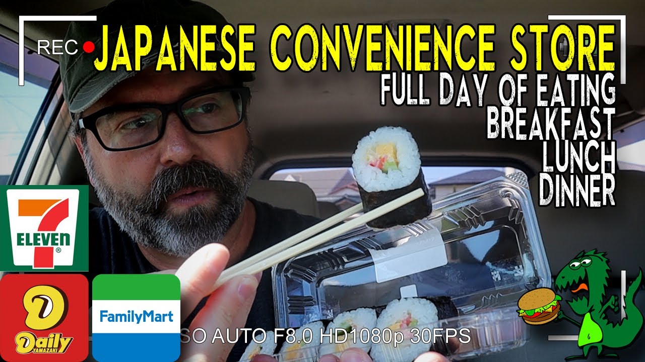 24 Hours Eating at Japanese Convenience Stores! 4 | Konbini Quest