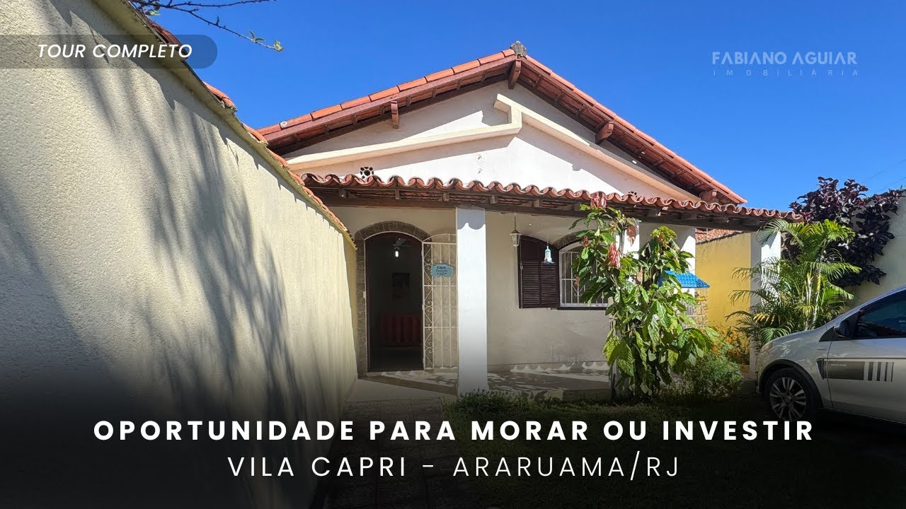 3 IMÓVEIS PELO PREÇO DE 1 NA VILA CAPRI EM ARARUAMA? VEJA ESSE VÍDEO!
