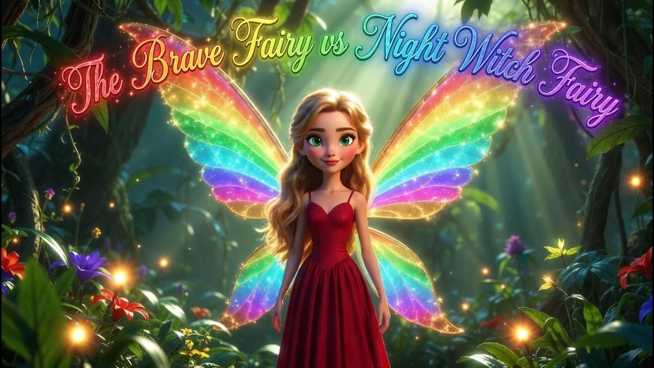 Good Fairy vs Dark Witch Fairy |The Witch Fairy Who Lost Her Light|Light vs Shadow |