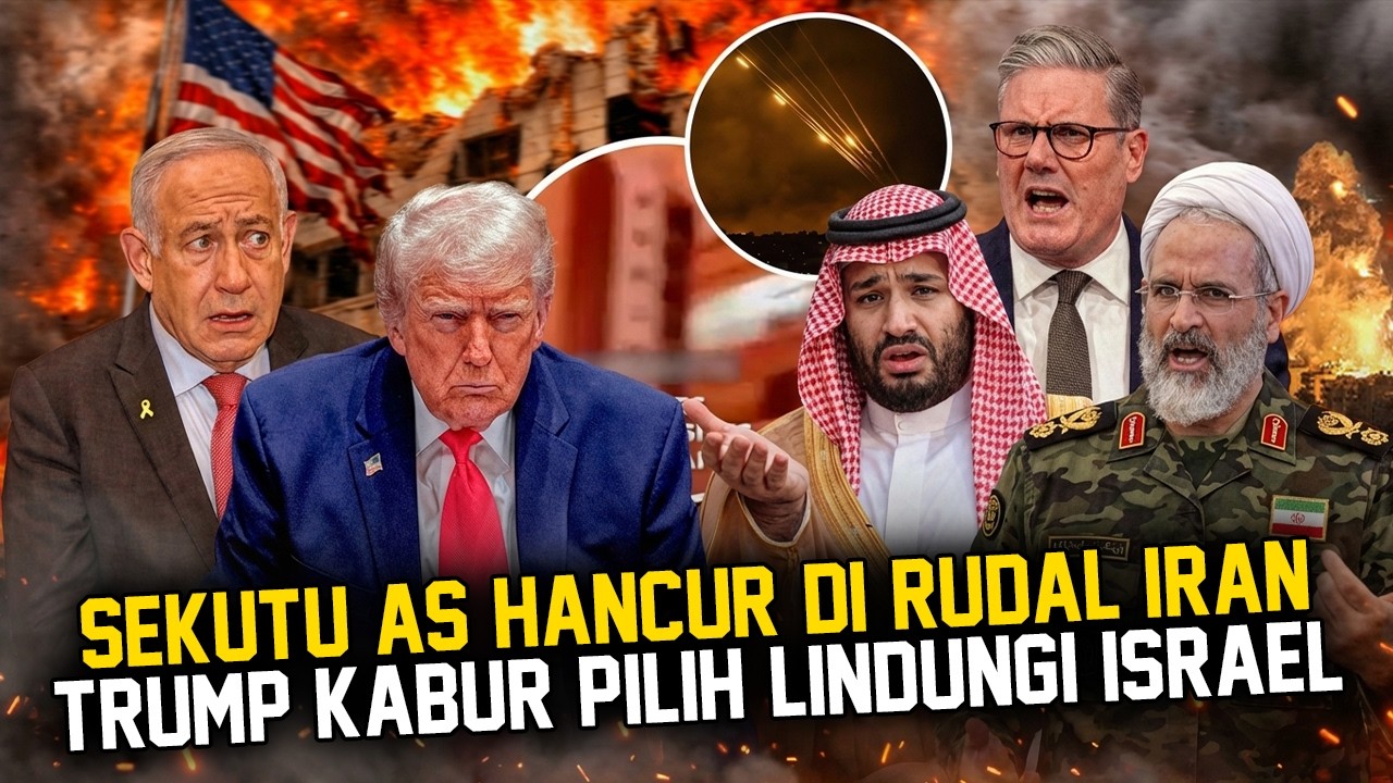 IRAN BIKIN INGGRIS DAN NEGARA ARAB KAPOK‼️Kedutaan Dan Pangkalan Militer Rata Dilumat Rudal Amarah