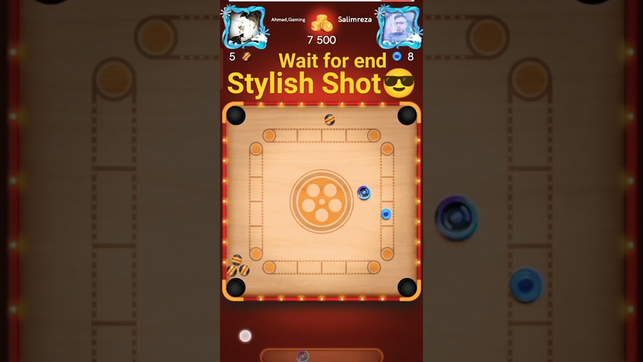 crazy 😧 indirect Shot🔥 Carrom pool 🥺🙏 #Shorts