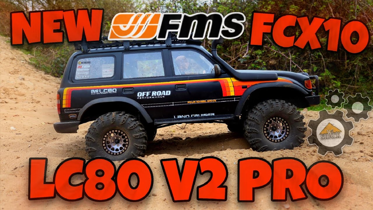 RC Shack: НОВИНКА &ndash; радиоуправляемый краулер FMS FCX10 LC80 V2 PRO Brushless Edition УЖЕ ЗДЕСЬ!! 🧡🖤🧡