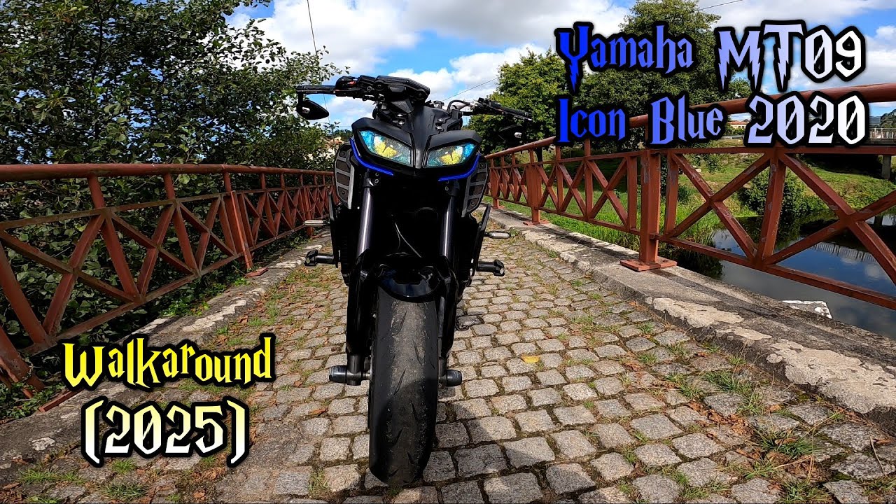Yamaha MT09 Icon Blue 2020 - Обзор (2025) 🔥🥵😎 #yamaha #mt09 #walkaround