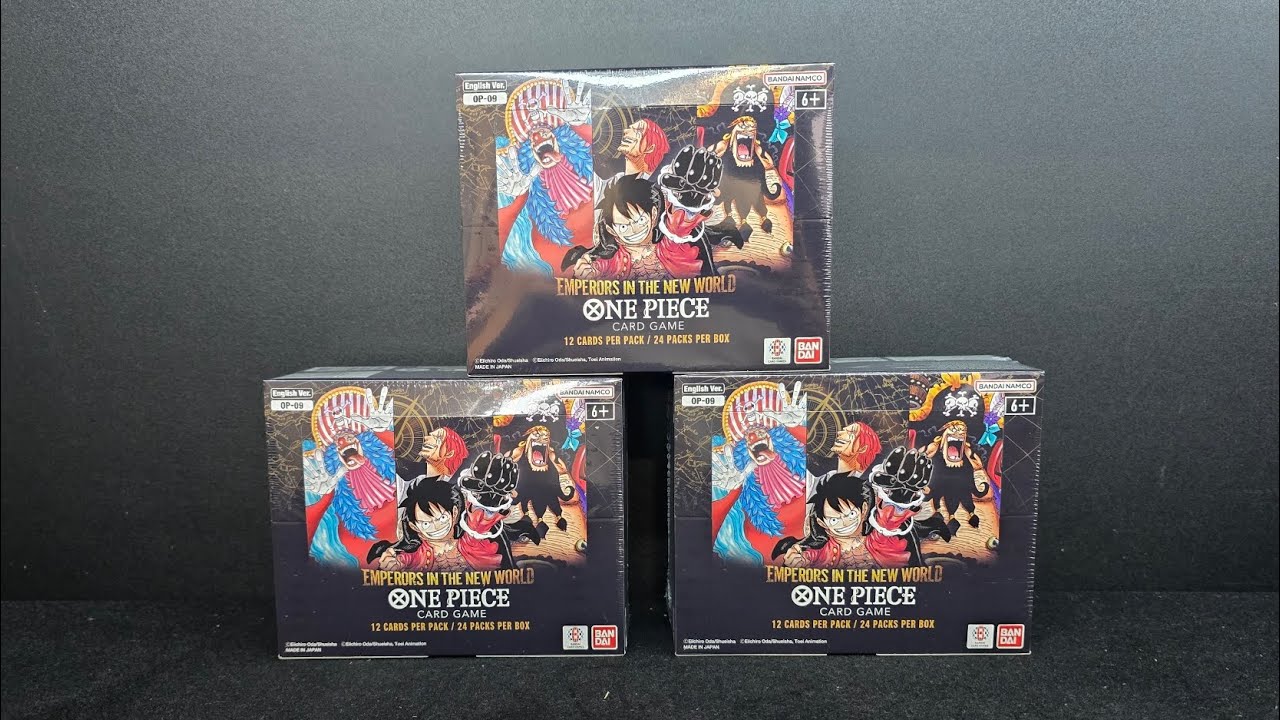 OP 09 Emperors In The New World English - One Piece Card Game Opening