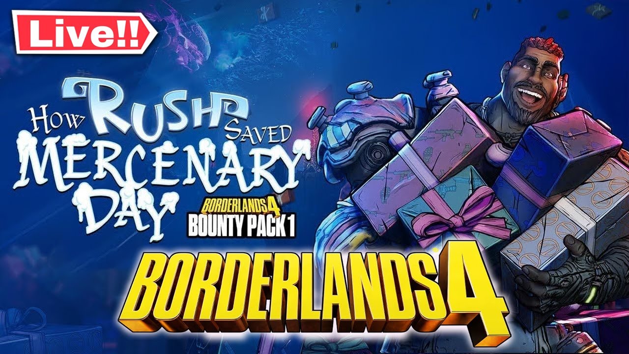 Rush Saves Mercenary Day - Wasteland Mayhem 🔴Live | Borderlands 4