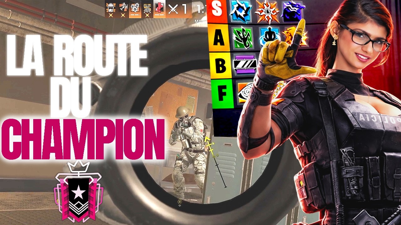 LA NOUVELLE ROUTE DU CHAMPION : LES MEILLEURS OPÉRATEURS POUR MONTER EN RANKED SUR RAINBOW SIX SIEGE