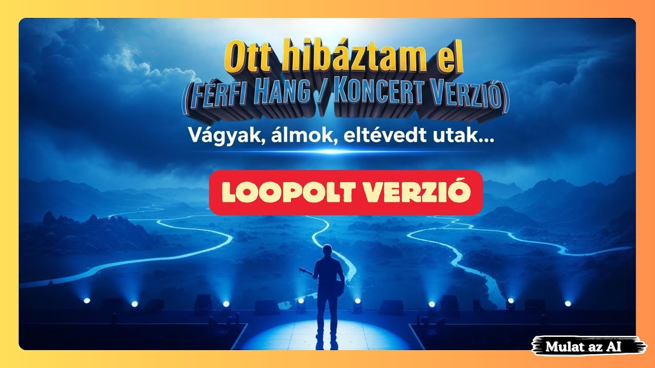 Ott hibáztam el (Férfi hang/Koncert verzió) - Hosszabb (loopolt) változat @MulatazAIEnglish