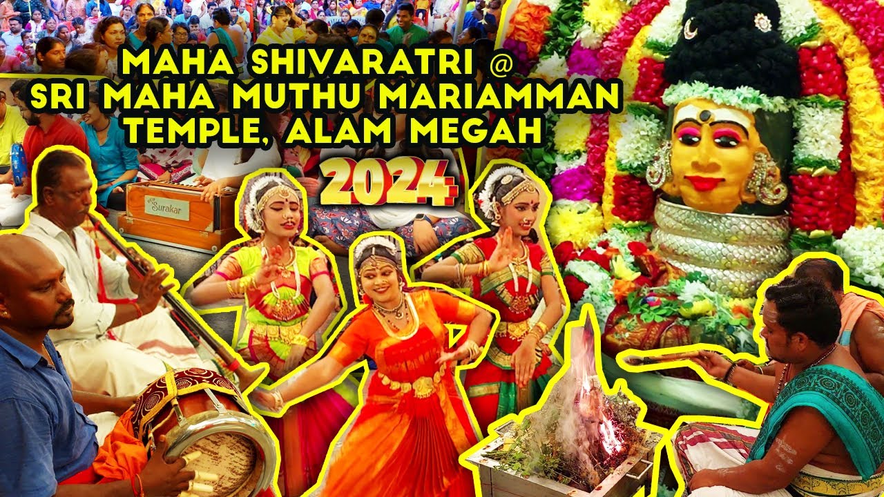 Maha Shivaratri at Sri Maha Muthu Mariamman Temple | Alam megah | 2024 | Mugi's Vlog