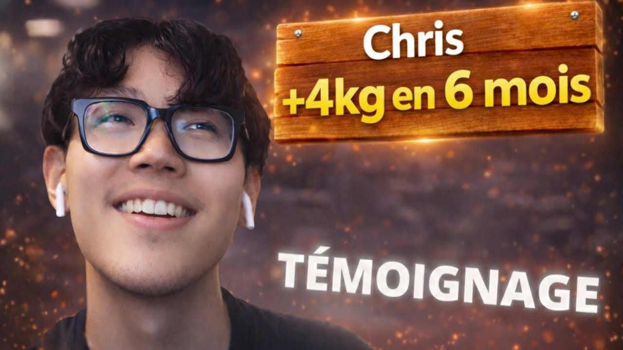 TÉMOIGNAGE CHRIS : recomposition corporelle d'un ancien skinny fat, +4kg en 6 mois !