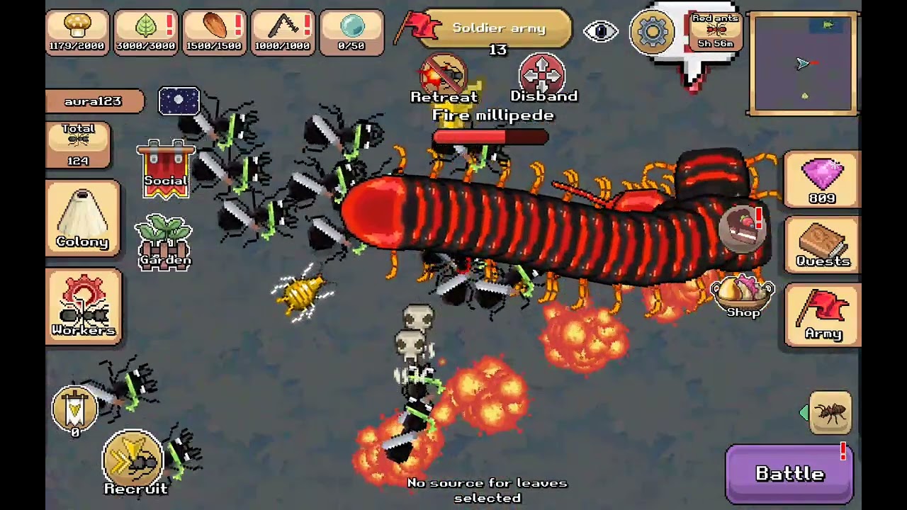 Getting the special creature in the valentines update #pocket ants