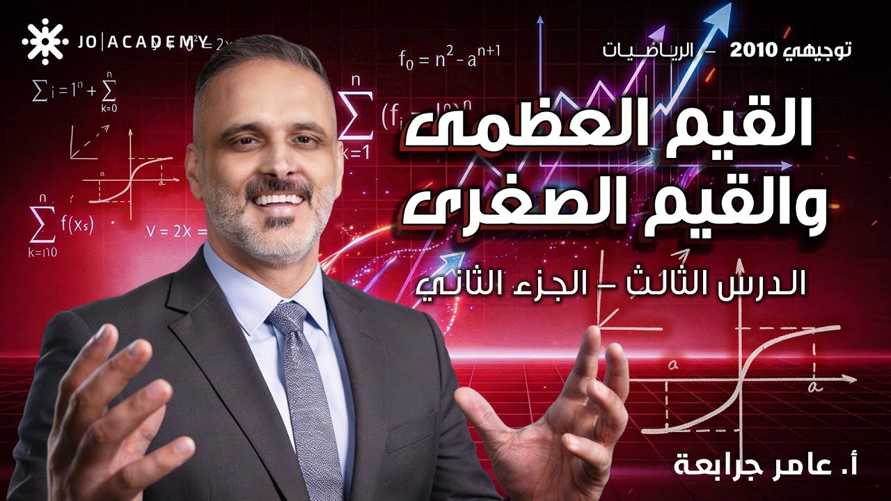 الدرس الثالث : الفيم العظمى والصغرى | الصف العاشر 