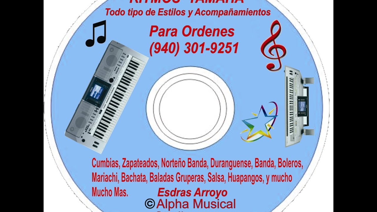 algunos de nuestros Ritmos Yamaha (Esdras Arroyo)