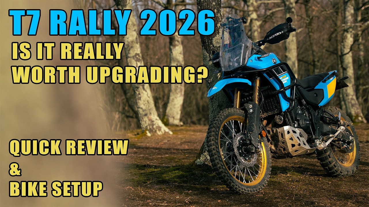 Обзор и настройка мотоцикла Yamaha Tenere 700 Rally 2026 года.