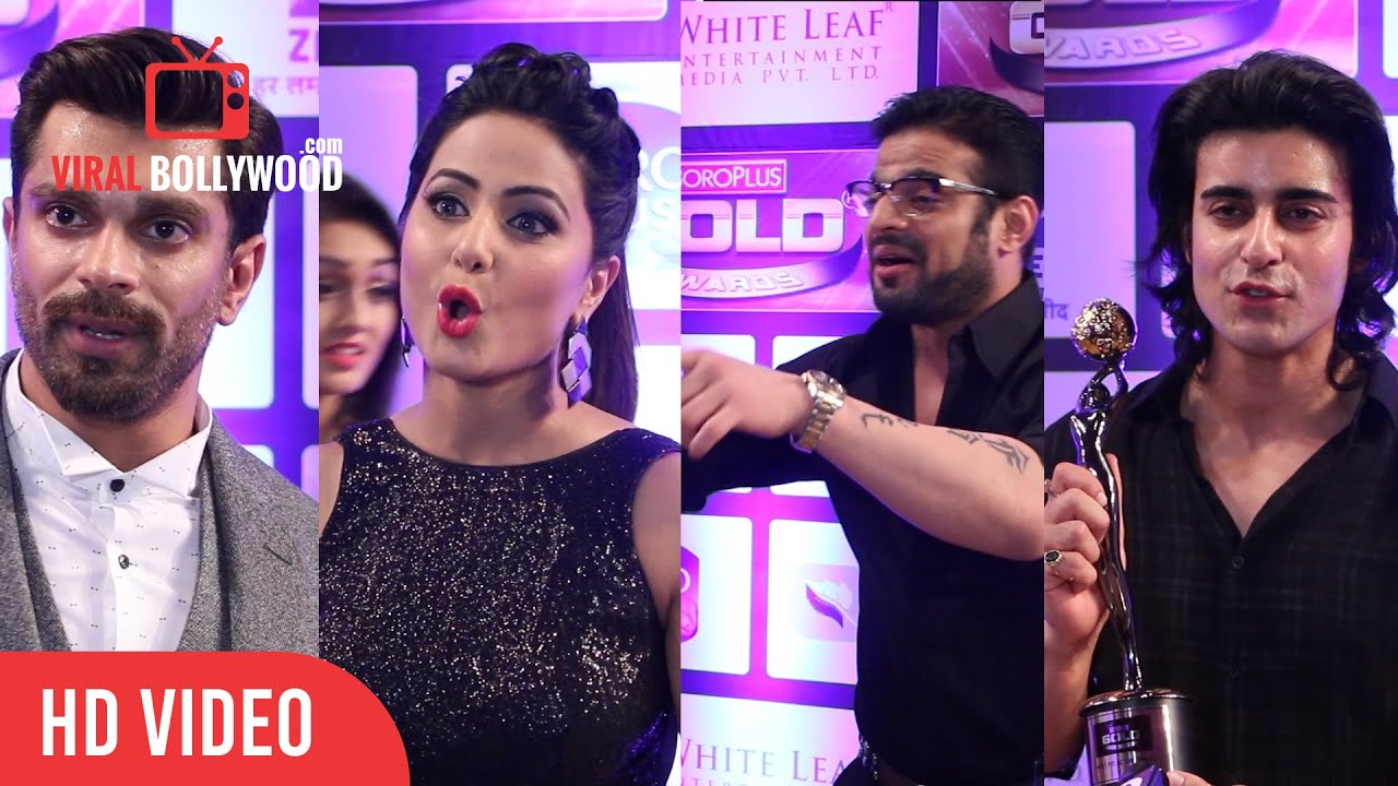 Karan Patel, Hina Khan, Gautam Rode, Karan Singh Grover, Mouni Roy | Zee Gold Awards 2016