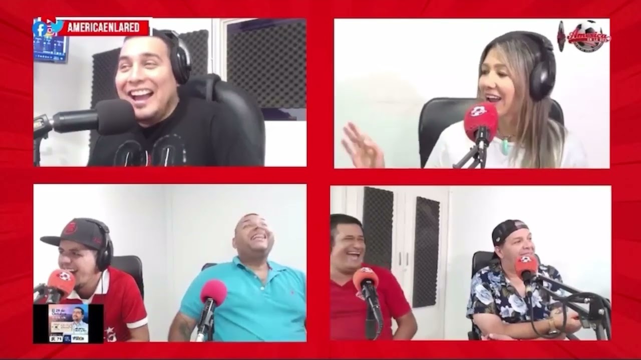 Un invitado muy especial de hueso rojo en los micrófonos de @americaenlared Mauricio Cujar #Palpito🫀