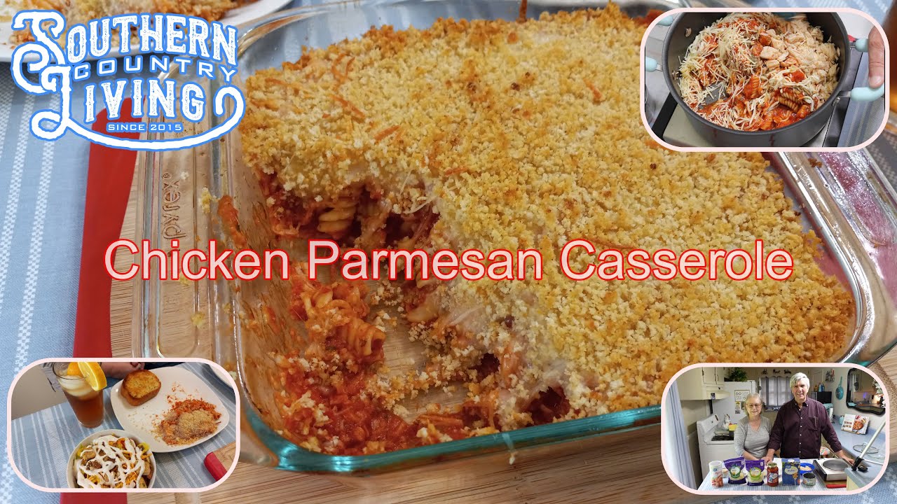 Chicken Parmesan Casserole With Pasta