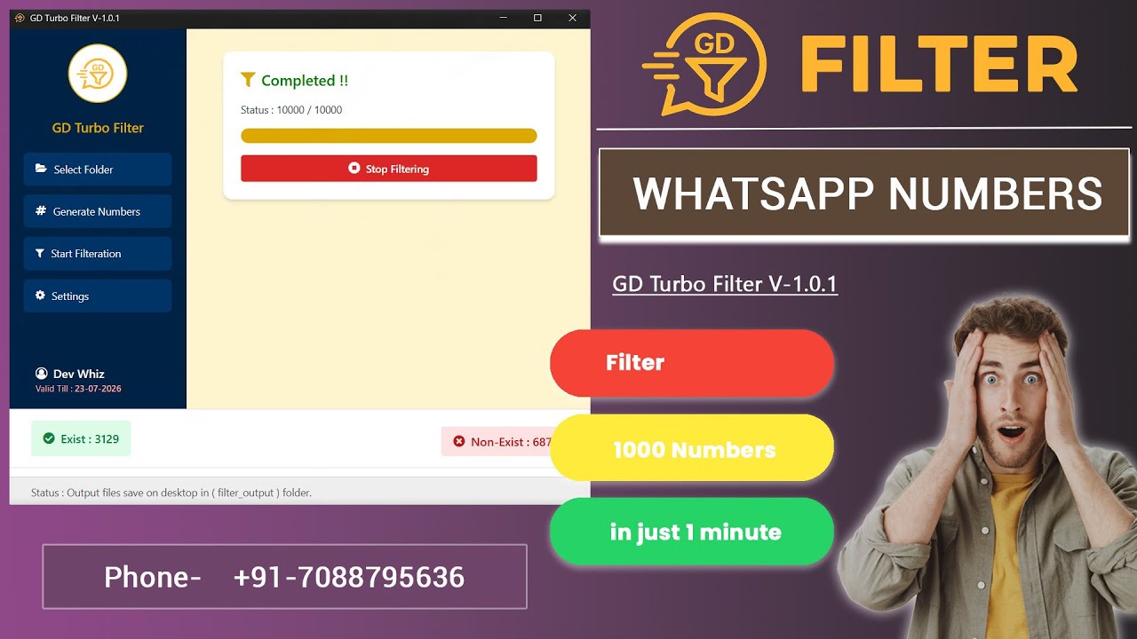 how to filter whatsapp number | WhatsApp filter tool |  WhatsApp number validator