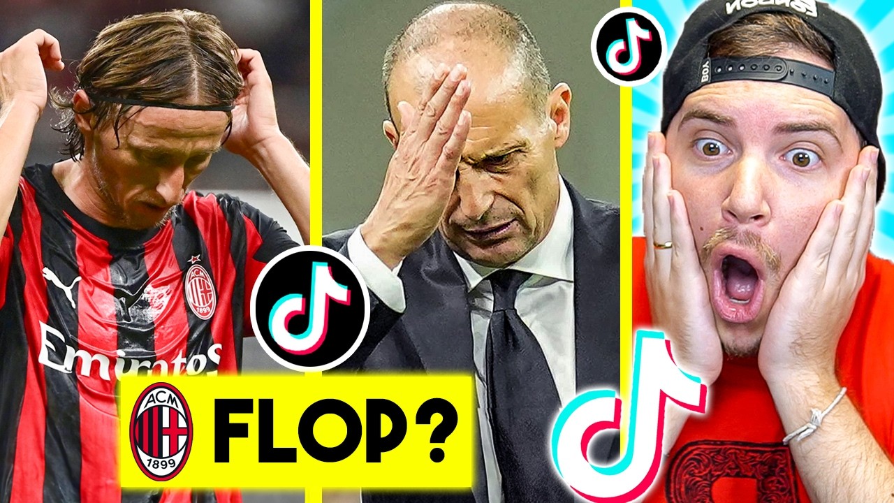 MILAN è già FLOP?!! ⚽🤮 INIZIA LA SERIE A!! - REAZIONE ai TIKTOK sul CALCIO!!