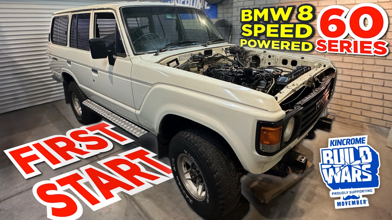 Swapping a 350hp BMW DIESEL 8 speed into my LANDCRUISER