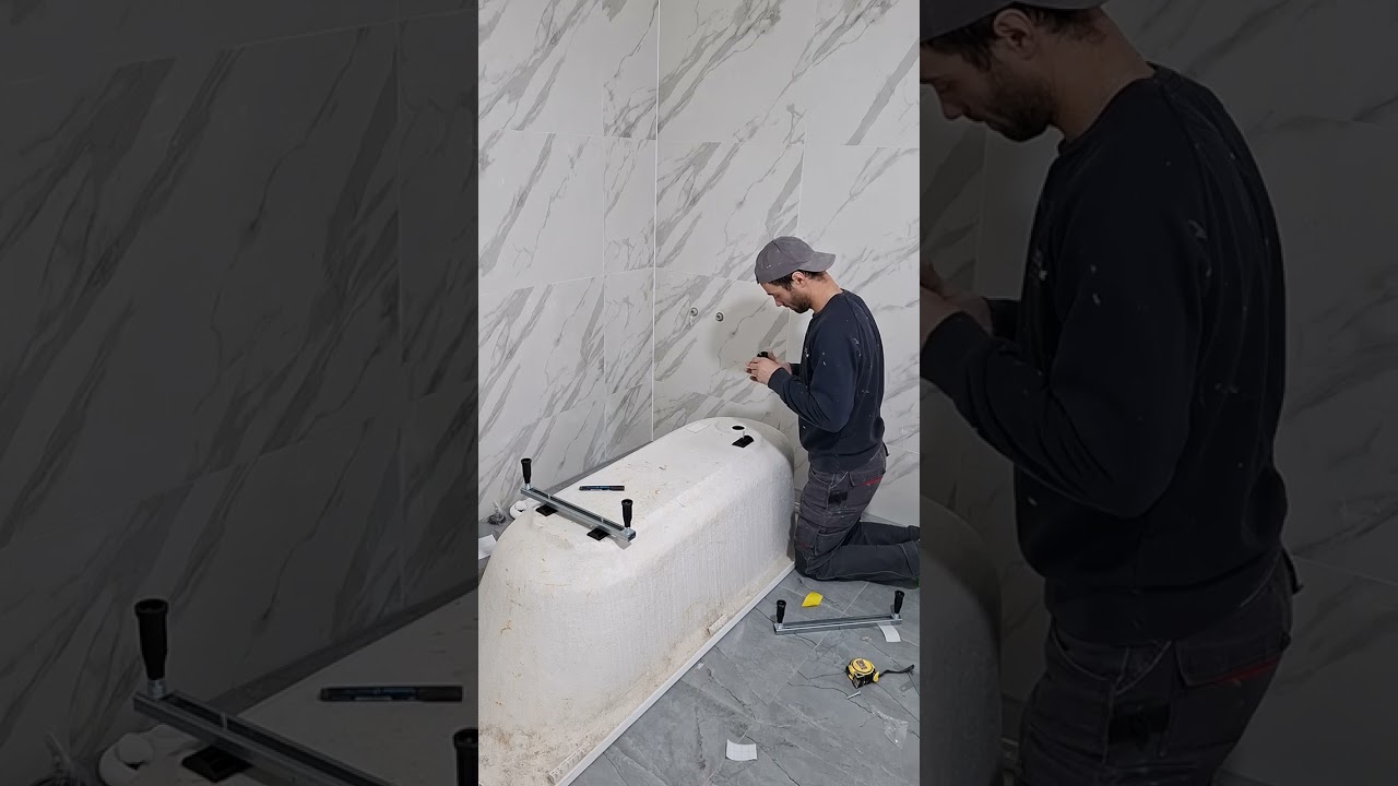 Cum se montează cada la bae?#MontajVana #InstalatiiSanitare #RenovareBaie #DIY #BaieNoua #Tutorial