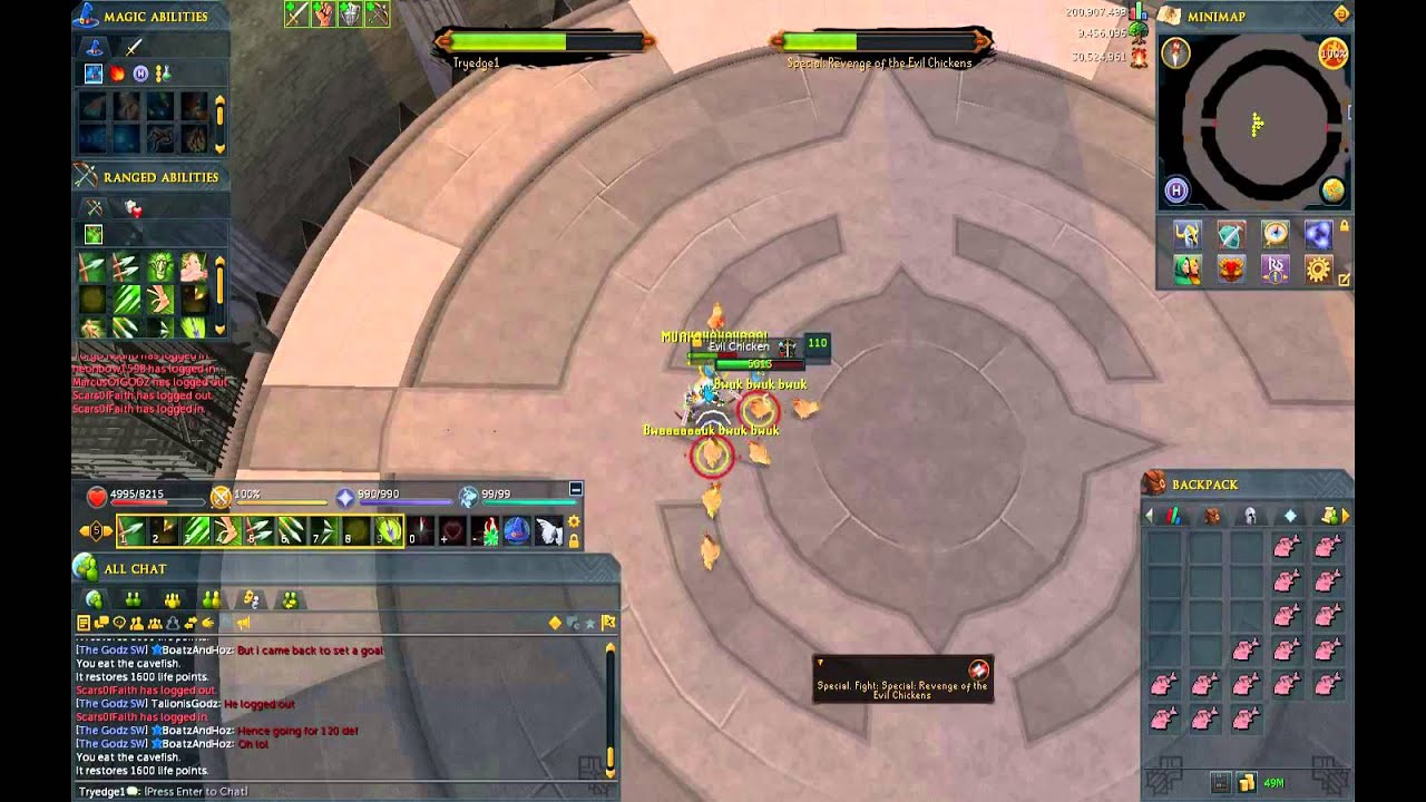 Runescape Revenge of the Evil Chickens
