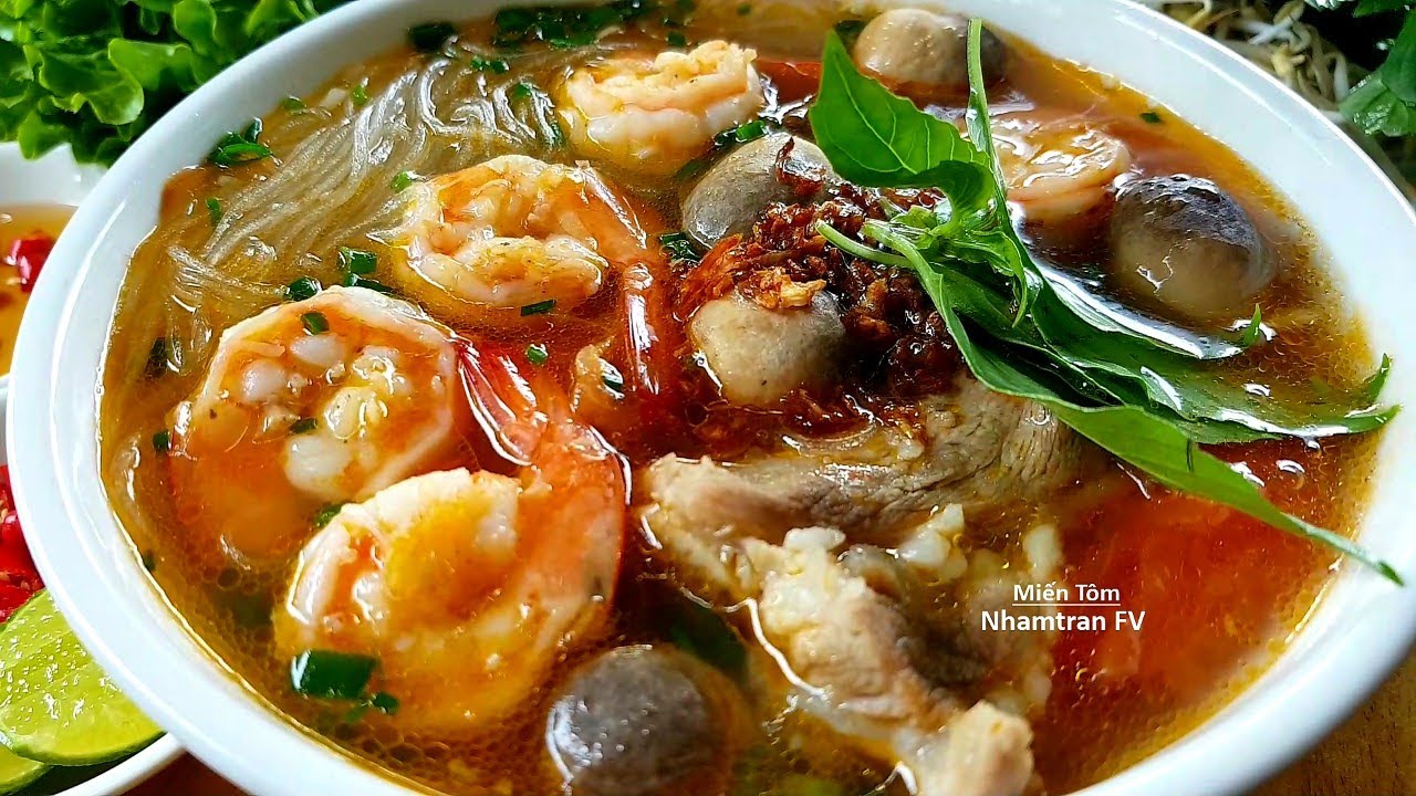 MIẾN TÔM Dai ngọt vị thanh dịu làm món ăn sáng rất hấp dẫn đơn giản dễ nấu |Nhamtran FV