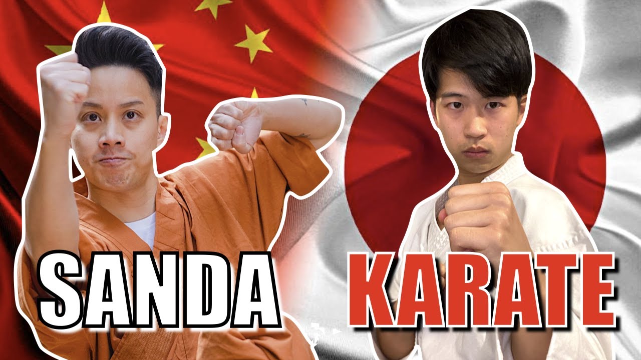 Karate vs Sanda (Chinese Kickboxing) in Sparring!